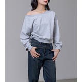 スウェット オフショルダー ワンショルダー | teddyshop | 詳細画像26