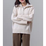 ハーフジップ ニット セーター | teddyshop | 詳細画像10 