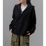 ハーフジップ ニット セーター | teddyshop | 詳細画像14 