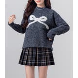 ジャガード ニット リボンモチーフ | teddyshop | 詳細画像17 