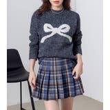 ジャガード ニット リボンモチーフ | teddyshop | 詳細画像18 