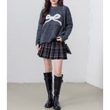 ジャガード ニット リボンモチーフ | teddyshop | 詳細画像21 