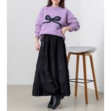 ジャガード ニット リボンモチーフ | teddyshop | 詳細画像27 