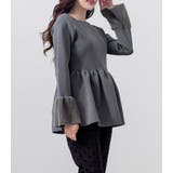 ペプラム ニット トップス | teddyshop | 詳細画像25 