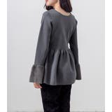 ペプラム ニット トップス | teddyshop | 詳細画像27 