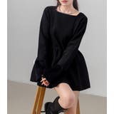 ペプラム ニット トップス | teddyshop | 詳細画像9 