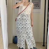 ジレ クロシェ編み ロング丈 | teddyshop | 詳細画像13