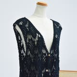 ジレ クロシェ編み ロング丈 | teddyshop | 詳細画像22
