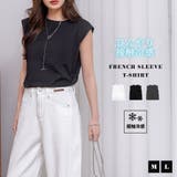 フレンチスリーブ Tシャツ トップス | teddyshop | 詳細画像2