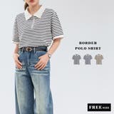 ポロシャツ ボーダー Tシャツ | teddyshop | 詳細画像2