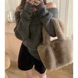 リブニット オフショルダー 全3色 | teddyshop | 詳細画像13 