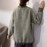 「首元あったかニット」ニット レディース 全3色 | teddyshop | 詳細画像14 