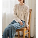 「ほんのり透け感で大人スタイル」ニット レディース 全4色 | teddyshop | 詳細画像9