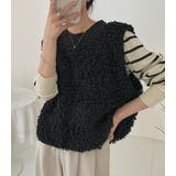 ループニットベスト レディース 全3色 | teddyshop | 詳細画像15 