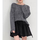 「ヘリンボーン編みが違う表情を」ニット セーター レディース | teddyshop | 詳細画像15 