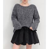 「ヘリンボーン編みが違う表情を」ニット セーター レディース | teddyshop | 詳細画像16 