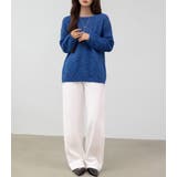 「ヘリンボーン編みが違う表情を」ニット セーター レディース | teddyshop | 詳細画像21 