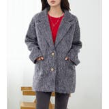 「リッチ感ある金ボタン」ジャケット シャギー ミックス | teddyshop | 詳細画像15 