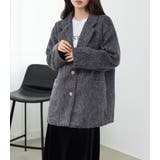「リッチ感ある金ボタン」ジャケット シャギー ミックス | teddyshop | 詳細画像18 