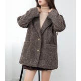 「リッチ感ある金ボタン」ジャケット シャギー ミックス | teddyshop | 詳細画像32 