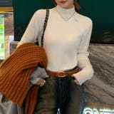 「インナーいらずのぬくもり」裏起毛 ニット リブ | teddyshop | 詳細画像11 