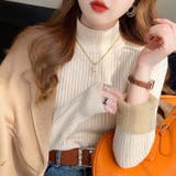 「インナーいらずのぬくもり」裏起毛 ニット リブ | teddyshop | 詳細画像25 