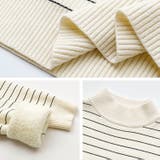 「インナーいらずのぬくもり」裏起毛 ニット リブ | teddyshop | 詳細画像37 