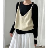 「2wayで着回し楽しむ」ニットビスチェ キャミソール レディース | teddyshop | 詳細画像23 