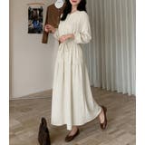 「ウエストマークで見え方変化」ワンピース ミモレ丈 コーデュロイ | teddyshop | 詳細画像10 