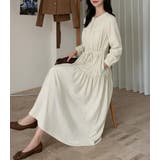 「ウエストマークで見え方変化」ワンピース ミモレ丈 コーデュロイ | teddyshop | 詳細画像11 