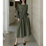 「ウエストマークで見え方変化」ワンピース ミモレ丈 コーデュロイ | teddyshop | 詳細画像21 