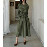 「ウエストマークで見え方変化」ワンピース ミモレ丈 コーデュロイ | teddyshop | 詳細画像22 