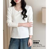 「親しみやすい着方へ」リブ トップス カットソー | teddyshop | 詳細画像23 