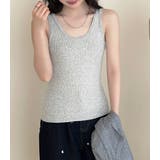 タンクトップ 細リブ 全6色 | teddyshop | 詳細画像24