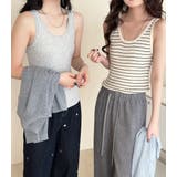 タンクトップ 細リブ 全6色 | teddyshop | 詳細画像29