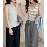 タンクトップ 細リブ 全6色 | teddyshop | 詳細画像30