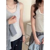 タンクトップ 細リブ 全6色 | teddyshop | 詳細画像32
