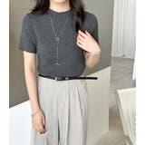 リブニット トップス 全4色 | teddyshop | 詳細画像16 