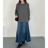 「しっかりお尻まで隠す！」Tシャツ ロング カットソー | teddyshop | 詳細画像24 
