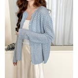 「透かし編みで大人の抜け感」カーディガン 全5色 薄手 | teddyshop | 詳細画像17