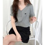 「1枚でパッとこなれる◎」Tシャツ レディース 全3色 | teddyshop | 詳細画像19