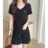 「1枚でパッとこなれる◎」Tシャツ レディース 全3色 | teddyshop | 詳細画像8