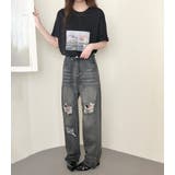 「リラクシーなオーバーサイズ」Tシャツ フォトプリント レディース | teddyshop | 詳細画像10