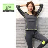 ヨガウェア 上下セット フィットネスウェア | teddyshop | 詳細画像5 