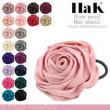 ヘアゴム ヘアポニー ローズモチーフ | terracotta | 詳細画像1 