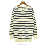 ニット レディース Vネック | terracotta | 詳細画像3