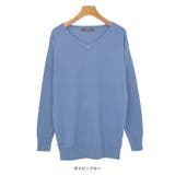 ニット レディース Vネック | terracotta | 詳細画像8