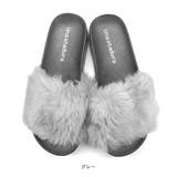 ファーサンダル 厚底 レディース | terracotta | 詳細画像3 