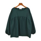 ブラウス ギャザー 袖コン | terracotta | 詳細画像13