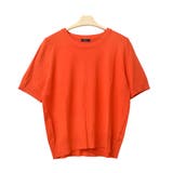 １．オレンジ | ニットソー サマーニット 半袖 | terracotta